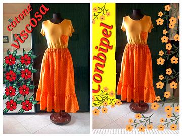 completo casual donna estivo Conbipel gonna nuova 
