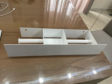 Mensola porta rotolo, sapone e salvietta