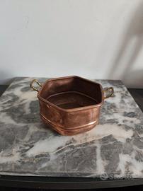 contenitore in rame vintage 