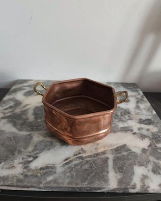 contenitore in rame vintage 
