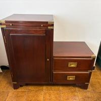 Mobile stile marinaro in massello di mogano