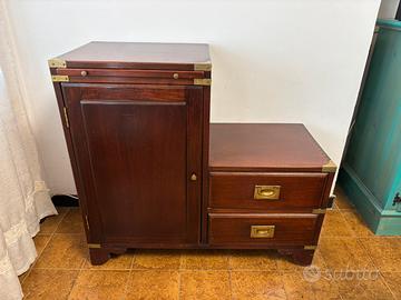 Mobile stile marinaro in massello di mogano