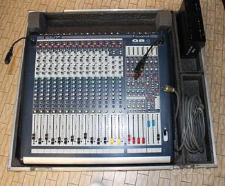 MIXER SOUNDCRAFT GB4 + CASE