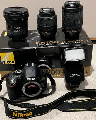 Nikon D5100 kit + accessori