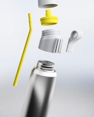 AIR UP NUOVA originale 850ml borraccia acciaio 