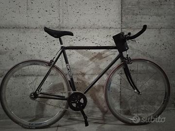 Bici vintage single speed nero opaco