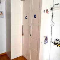 Ikea pax angolare + libreria baggebo