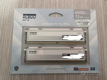 KLEVV DDR5 32gb 6000mhz cl28 ( 16gb x 2 ) NUOVE