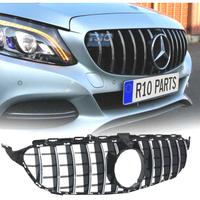 GRIGLIA MERCEDES W205 14-18 LOOK AMG GT CROMATO NE