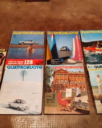 Quattroruote riviste storiche anni '60 '70 '80 '90