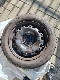 cerchi in ferro originali volkswagen + gomme