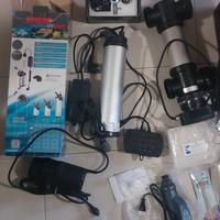 attrezzatura per acquario 