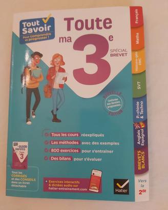 Libro Toute ma 3è . spécial Brevet