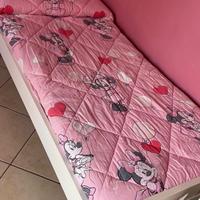 Piumino singolo Caleffi Minnie X lettino Ikea