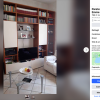 Parete attrezzata legno