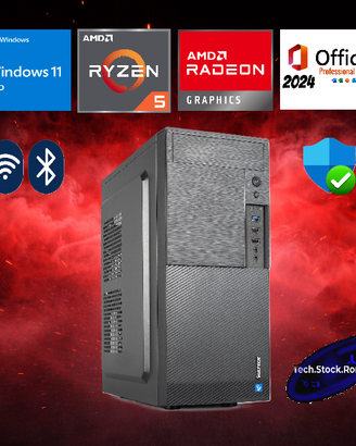 💻PC Desktop Ryzen 3400G, 12GB RAM NVMe HDD Win11✅