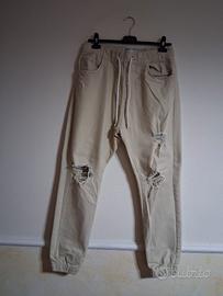 Pantaloni Jogger Uomo Bershka Beige M