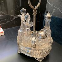 set tavola Sheffield antico