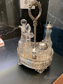 set tavola Sheffield antico