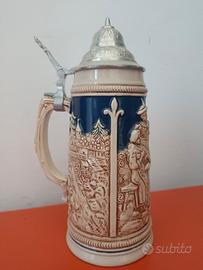 Boccale da birra tedesco vintage originale DBGM