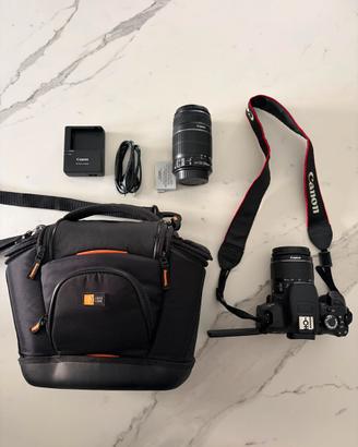 Canon EOS 650D + obbiettivi e borsa per trasporto
