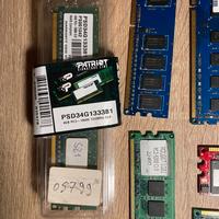 Memorie RAM di vario tipo