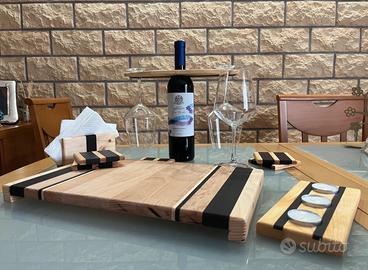 Tagliere da portata con accessori