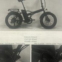 Bici elettrica nuova batteria 100%