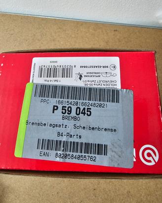 Pastiglie anteriori BREMBO