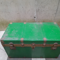 Baule verde vintage