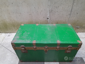 Baule verde vintage