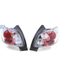 FANALI PEUGEOT 206 98-09 FONDO CROMATO ROSSO