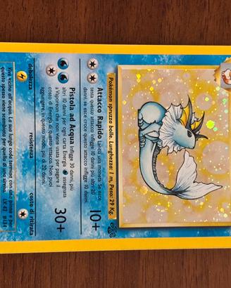 Pokémon Vaporeon 12/64 Olografico