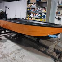 Barca alluminio ally 370 b sponda alta