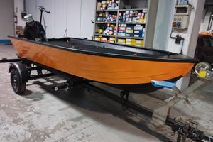 Barca alluminio ally 370 b sponda alta