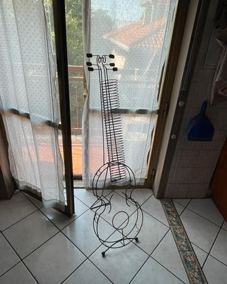 Porta cd a forma di chitarra