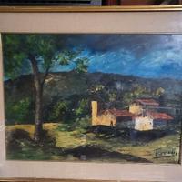 Olio su tela di Sauro Tasselli.