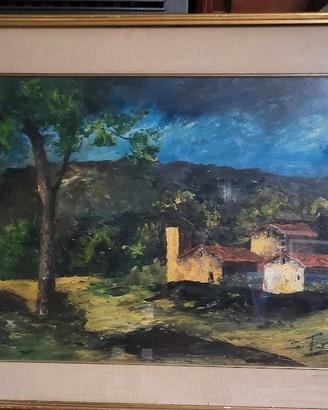 Olio su tela di Sauro Tasselli.