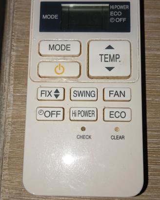 telecomando climatizzatore toshiba