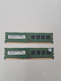 Memoria Ram DDR3 8 GB 4+4 PC3