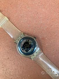 Orologio swatch New Gent black ghost jelly