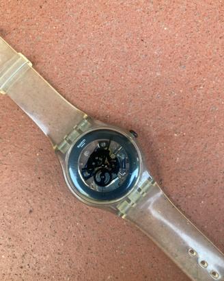Orologio swatch New Gent black ghost jelly
