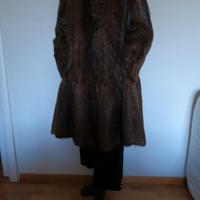pelliccia vera di castoro da donna