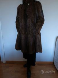 pelliccia vera di castoro da donna