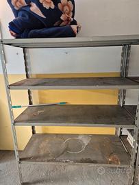 2 Scaffali metallici industriali – 155x120x50