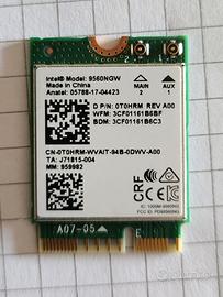 Scheda Wi-Fi/Bluetooth Intel 9560NGW M.2 Notebook