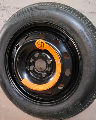 ruotino di scorta per fiat panda 312, come nuovo