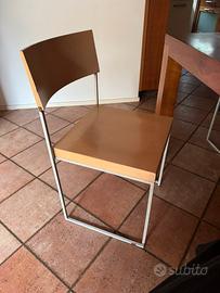 Set 7 sedie Lapalma Enzo Berti - design vintage