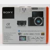 SONY ALPHA 5000 KIT CON 16-50MM NERA  ELE-0122 ZYQ