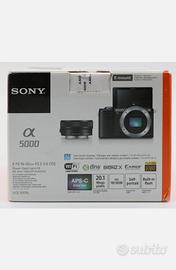 SONY ALPHA 5000 KIT CON 16-50MM NERA  ELE-0122 ZYQ